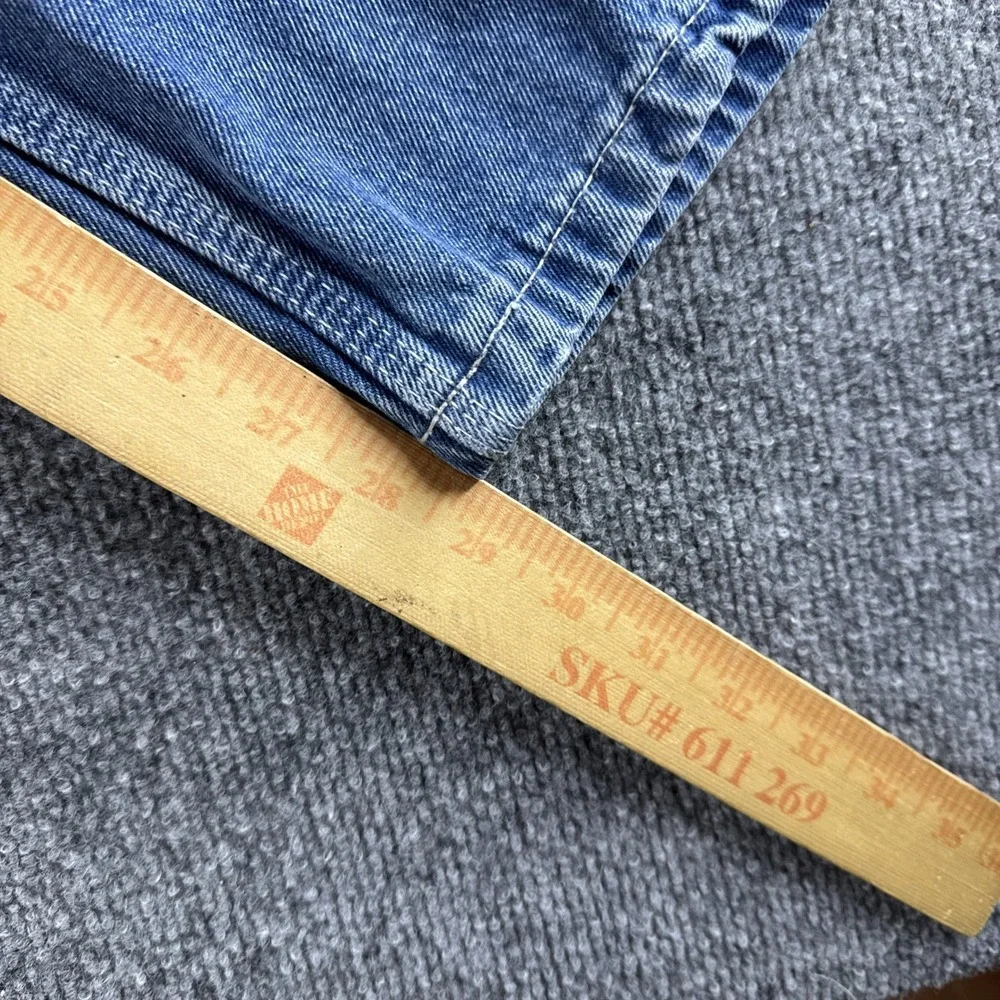 Vans Check-5 Loose Fit Straight Leg Mid-Rise Stonewash Blue Jeans Men's 31